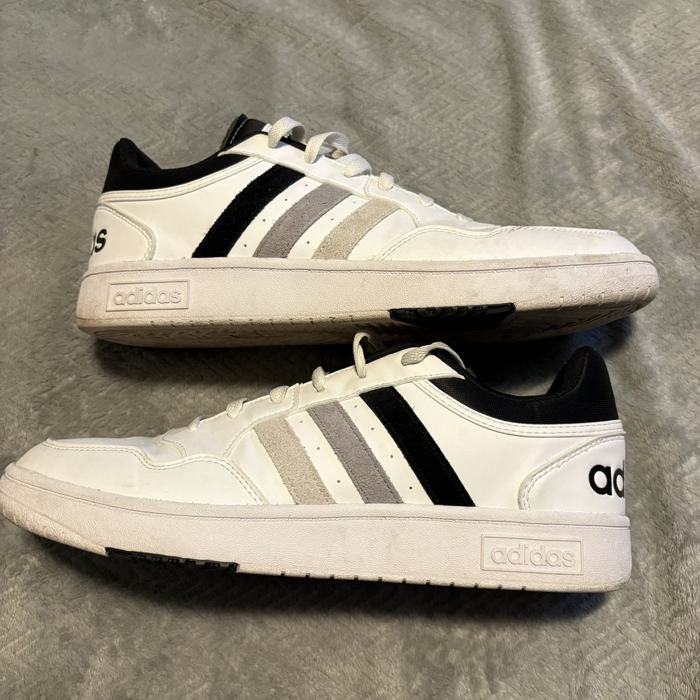 Pair Of Adidas Hoops 3.0 IG7914 Basketball Shoes Size 12